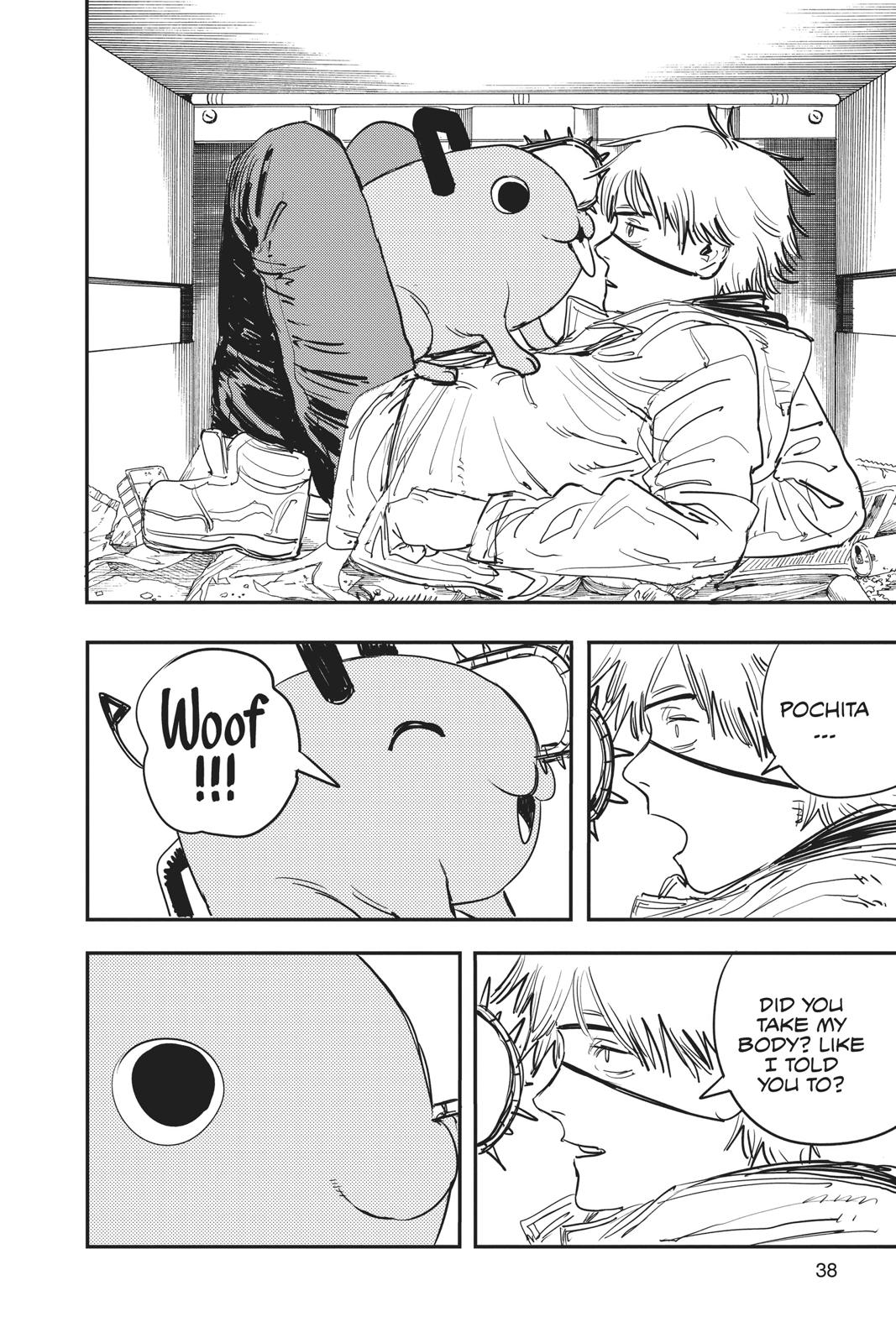Chainsaw Man Manga Chapter 1 page 38 - Dog & Chainsaw