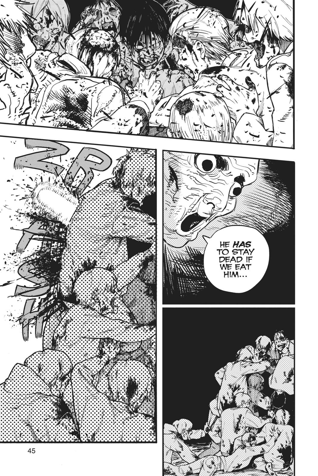 Chainsaw Man Manga Chapter 1 page 45 - Dog & Chainsaw