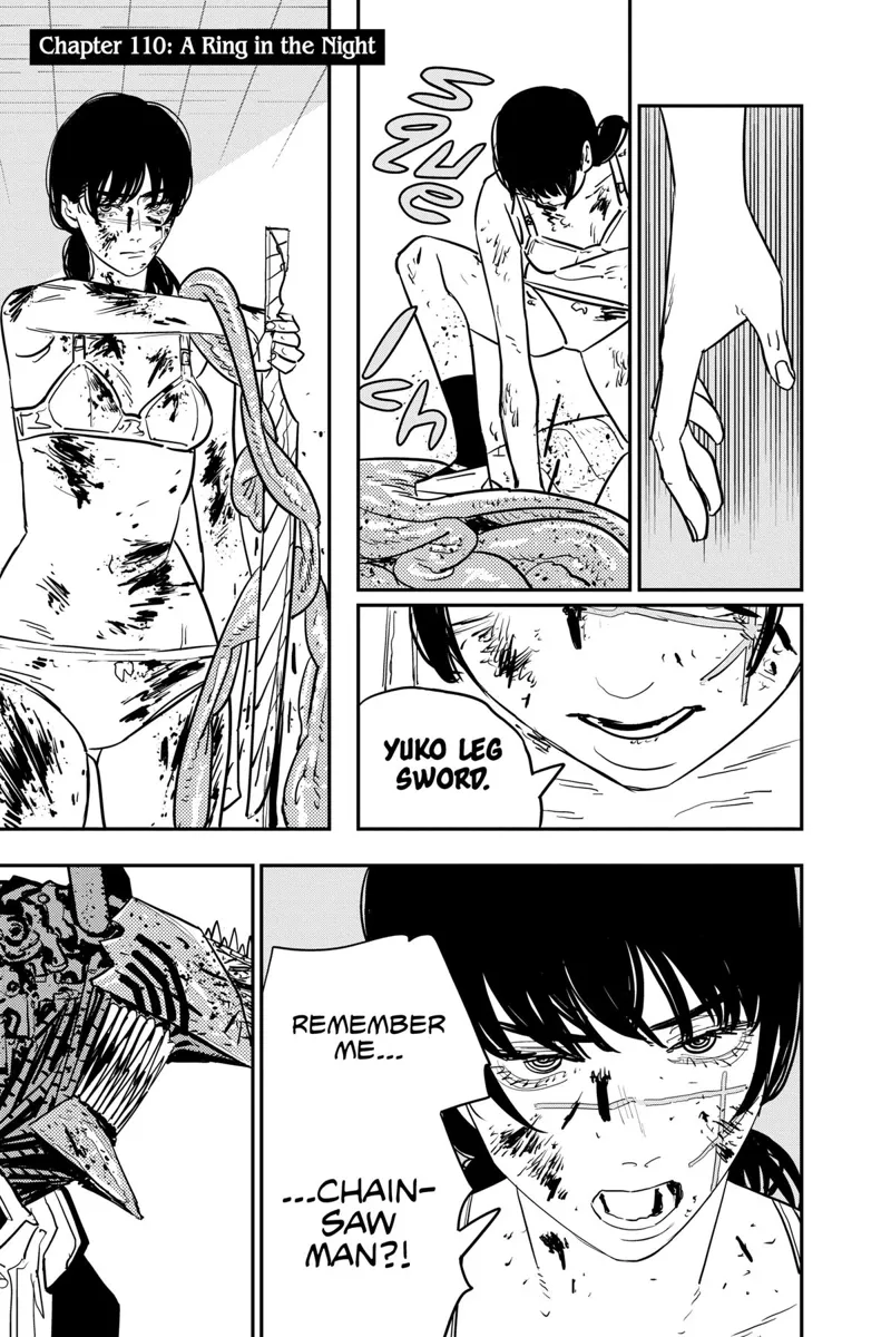Chainsaw Man Manga Chapter 110 page 1 - A Ring in the Night