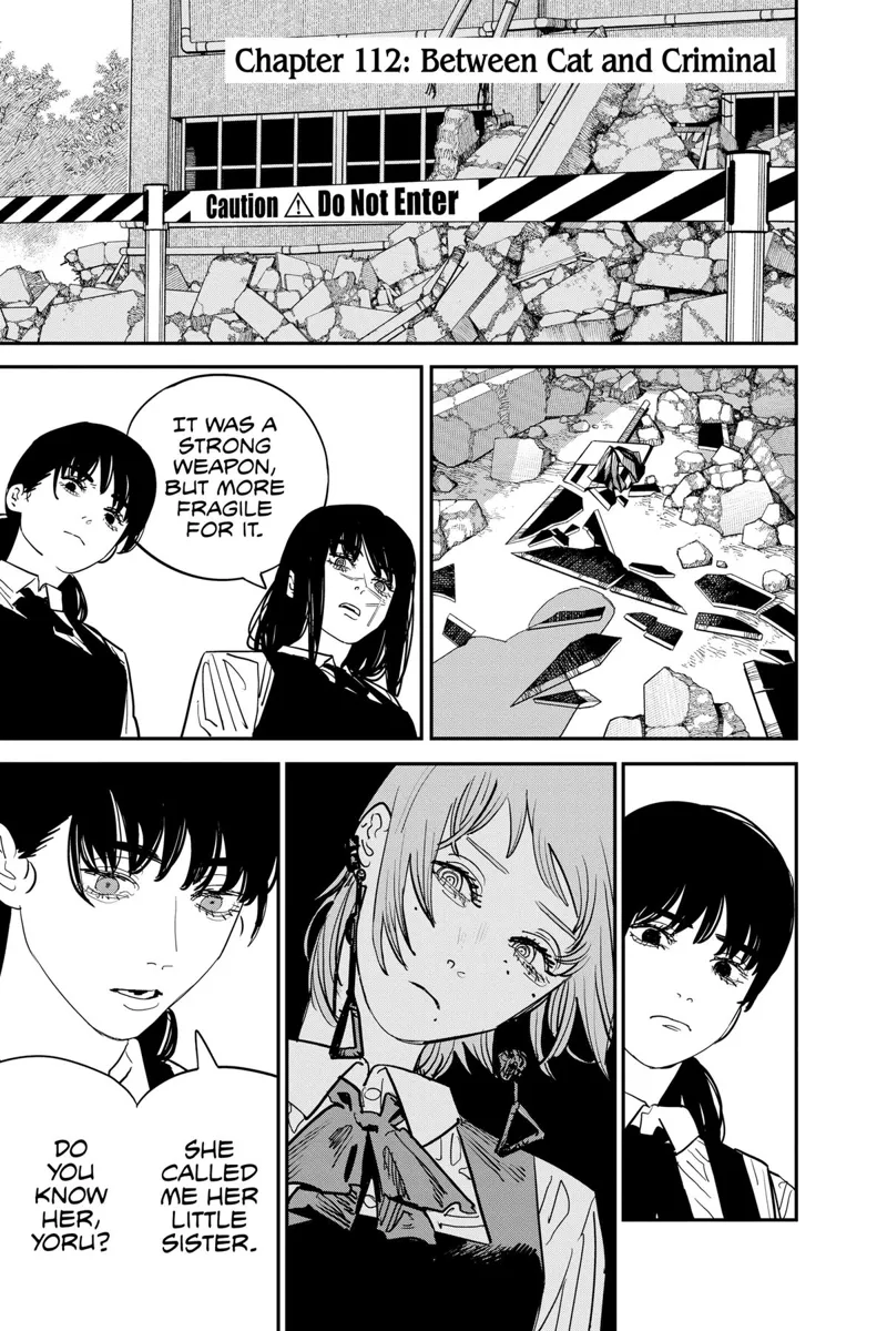 Chainsaw Man Manga Chapter 112 page 1 - Between Cat and Criminal