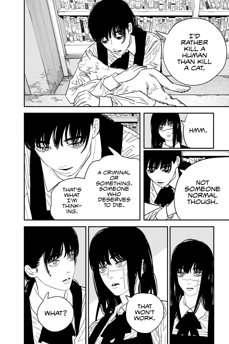 Chainsaw Man Manga Chapter 112 page 14 - Between Cat and Criminal