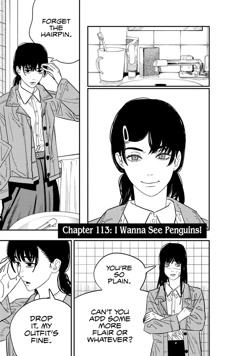 Chainsaw Man Manga Chapter 113 page 8 - I Wanna See Penguins!