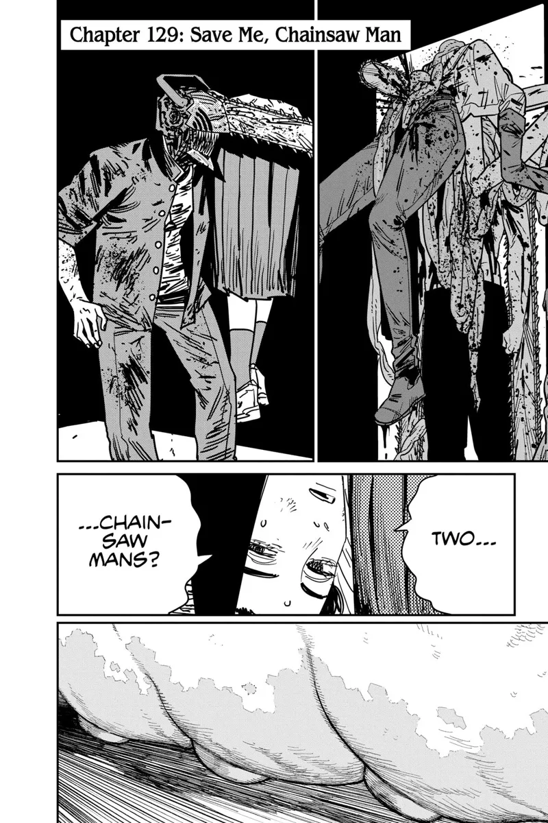 Chainsaw Man Manga Chapter 129 page 1 - Save Me, Chainsaw Man