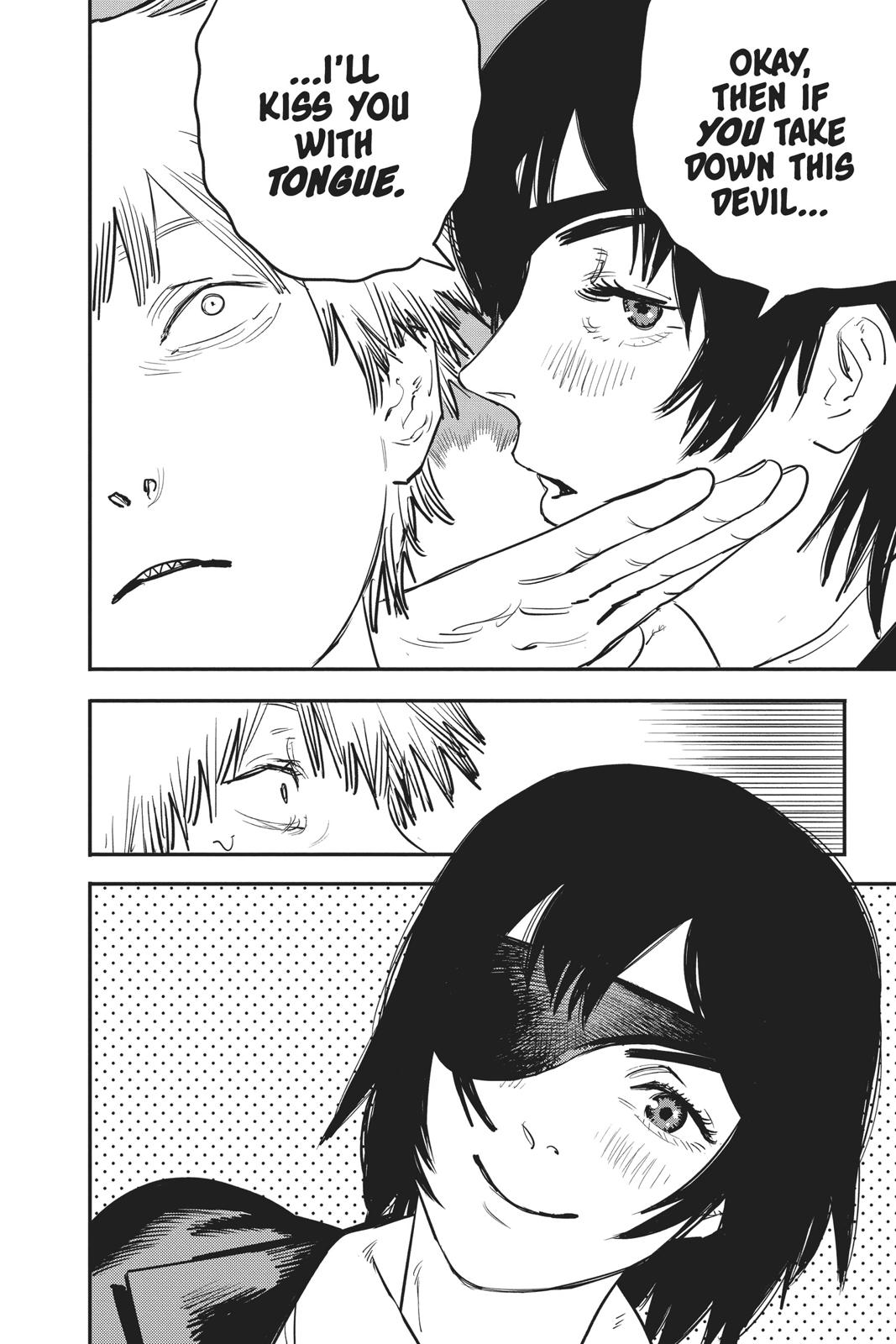 Chainsaw Man Manga Chapter 14 page 8 - French Kiss