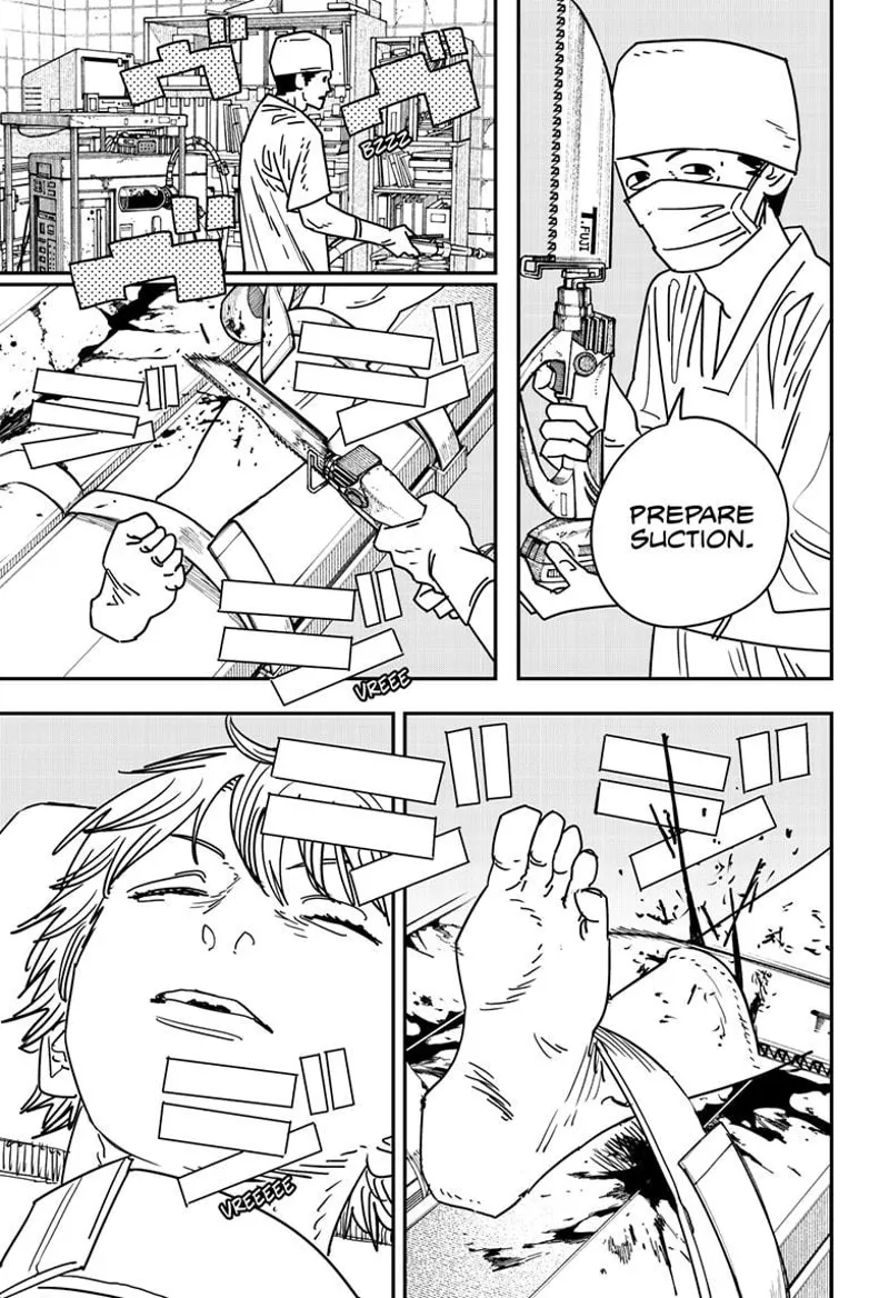 Chainsaw Man Manga Chapter 156 page 12 - Whup Whup Whup Whup Bzzz Split Split