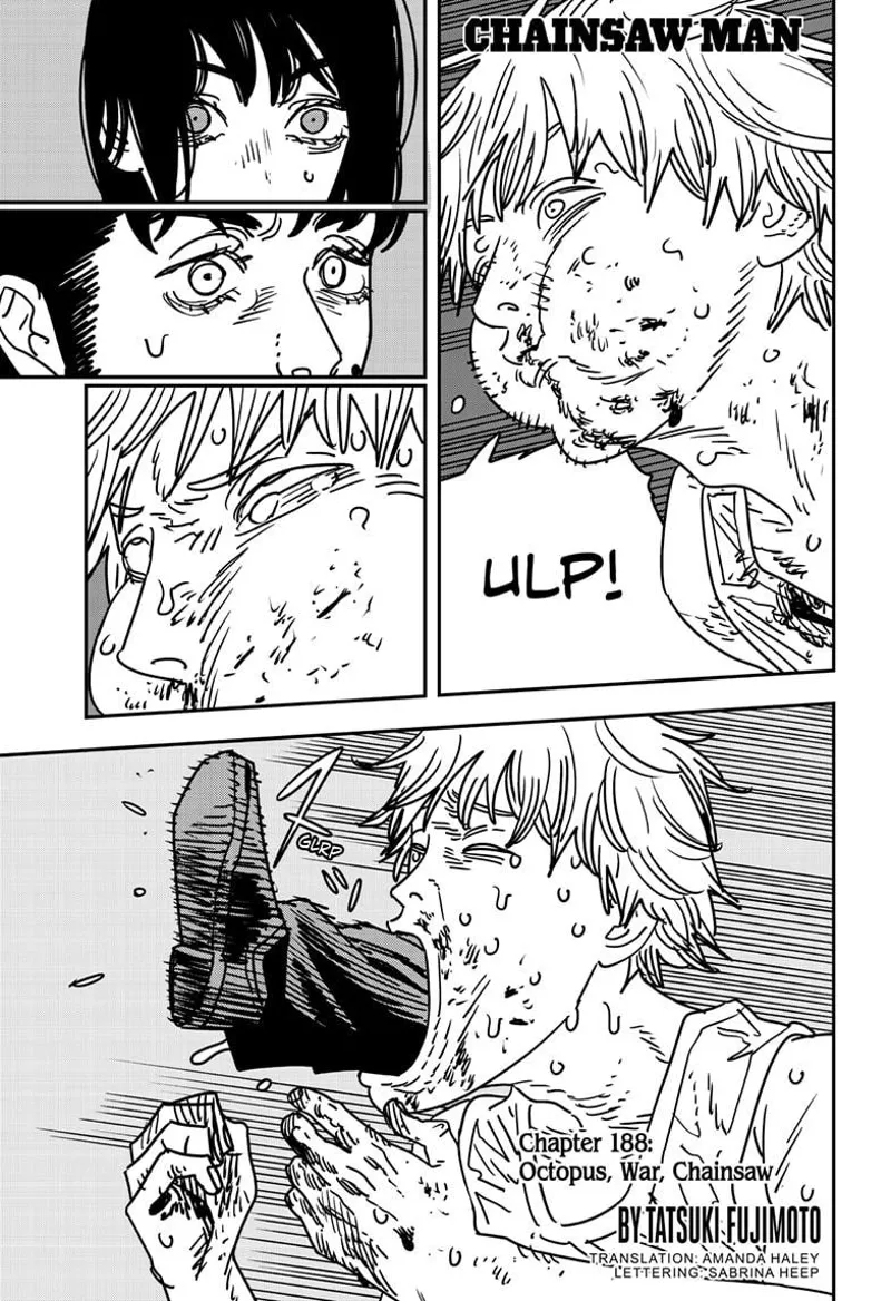 Chainsaw Man Manga Chapter 188 page 1 - Octopus, War, Chainsaw