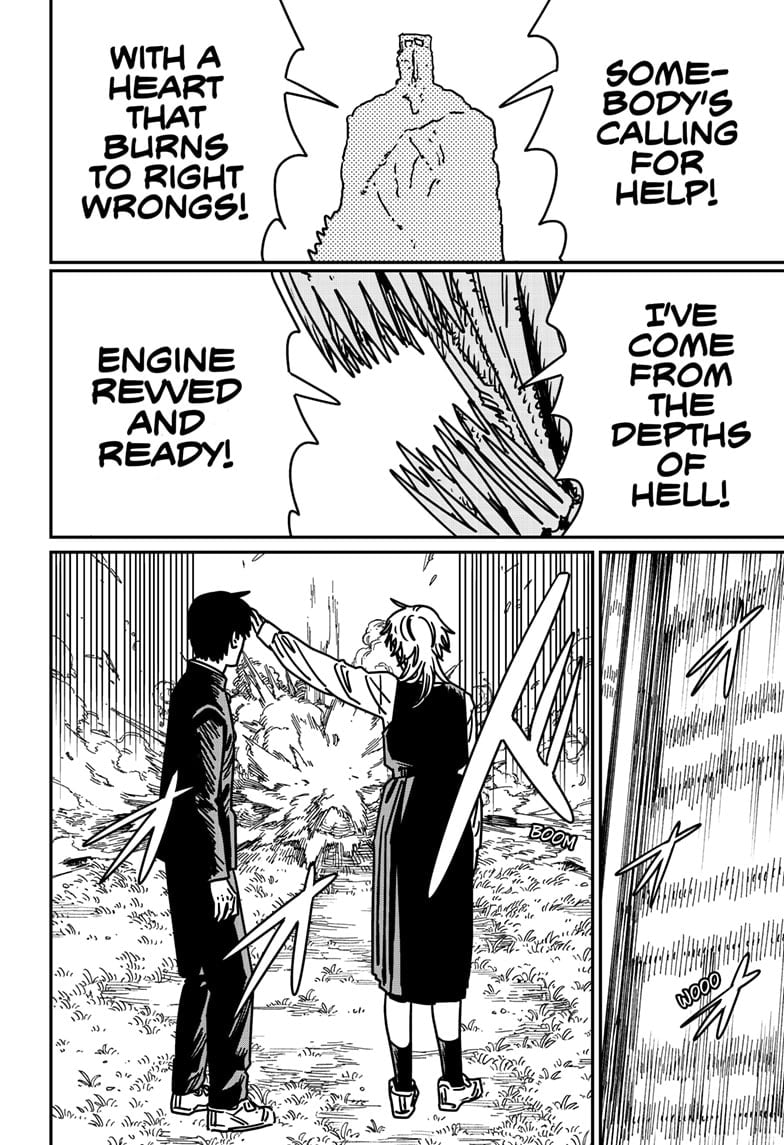 Chainsaw Man Manga Chapter 196 page 13 - Chainsaw Man to the Rescue!