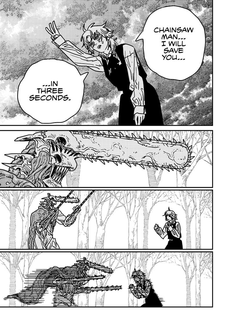 Chainsaw Man Manga Chapter 197 page 13 - 3 Seconds