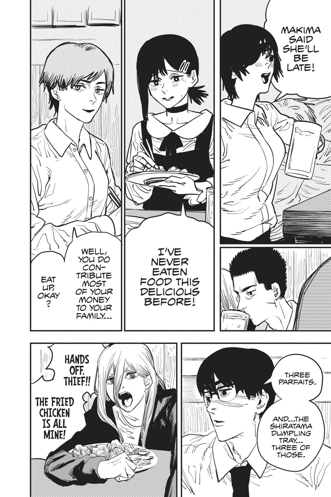 Chainsaw Man Manga Chapter 20 page 9 - Drinking