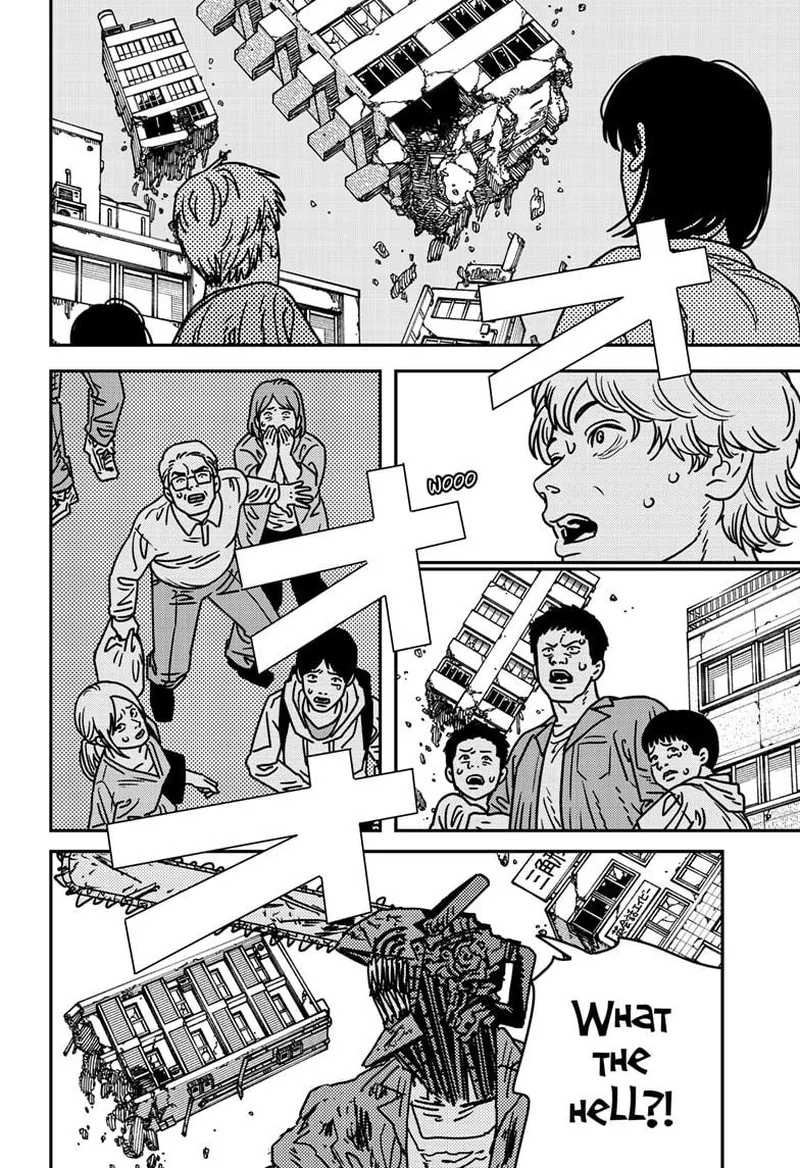 Chainsaw Man Manga Chapter 206 page 5 - Chest, Woman, Apology