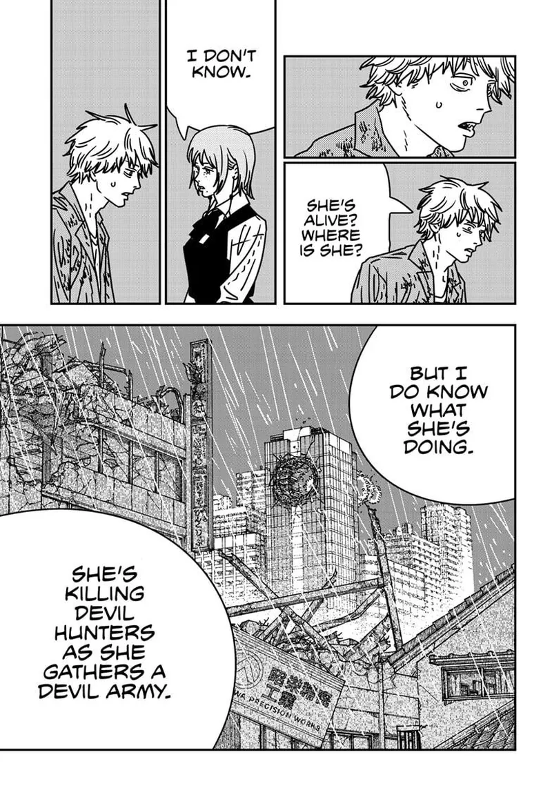 Chainsaw Man Manga Chapter 211 page 5 - War, Panties, Chainsaw