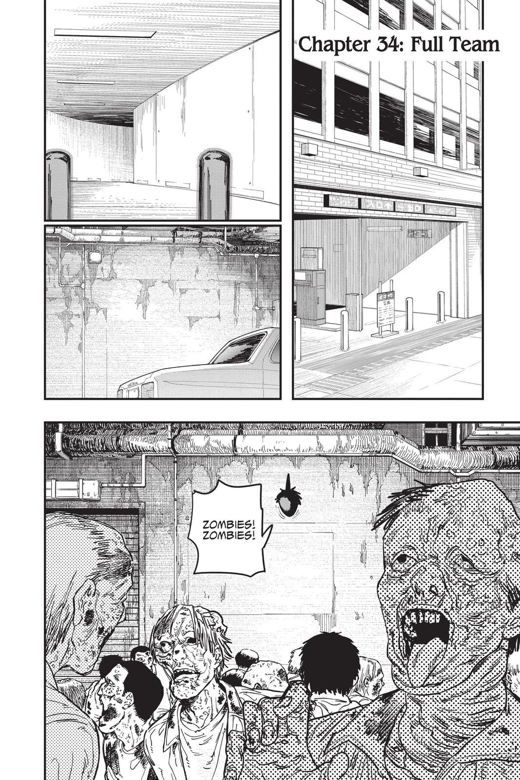 Chainsaw Man Manga Chapter 34 page 2 - Full Team