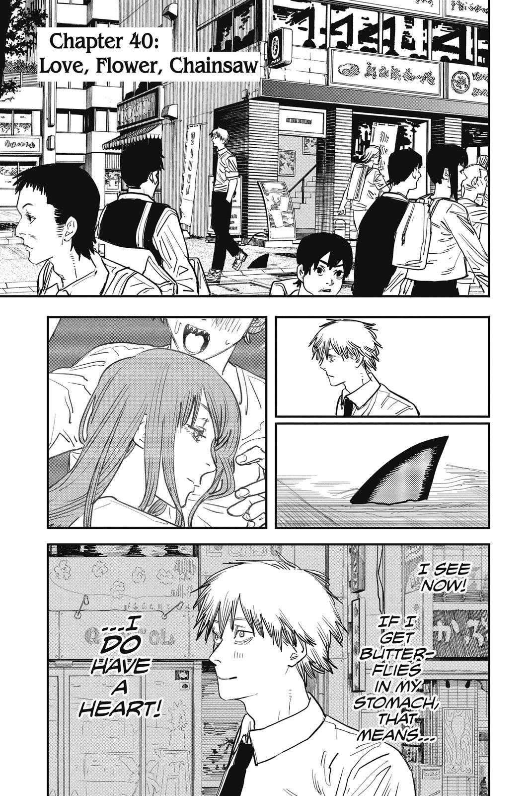 Chainsaw Man Manga Chapter 40 page 1 - Love, Flower, Chainsaw