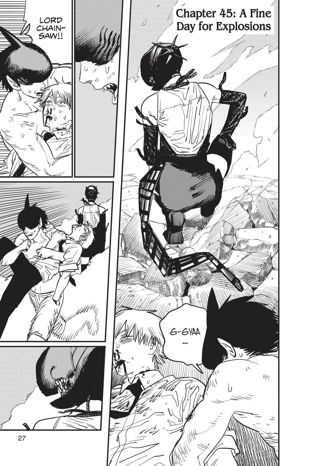 Chainsaw Man Manga Chapter 45 page 1 - A Fine Day For Explosions
