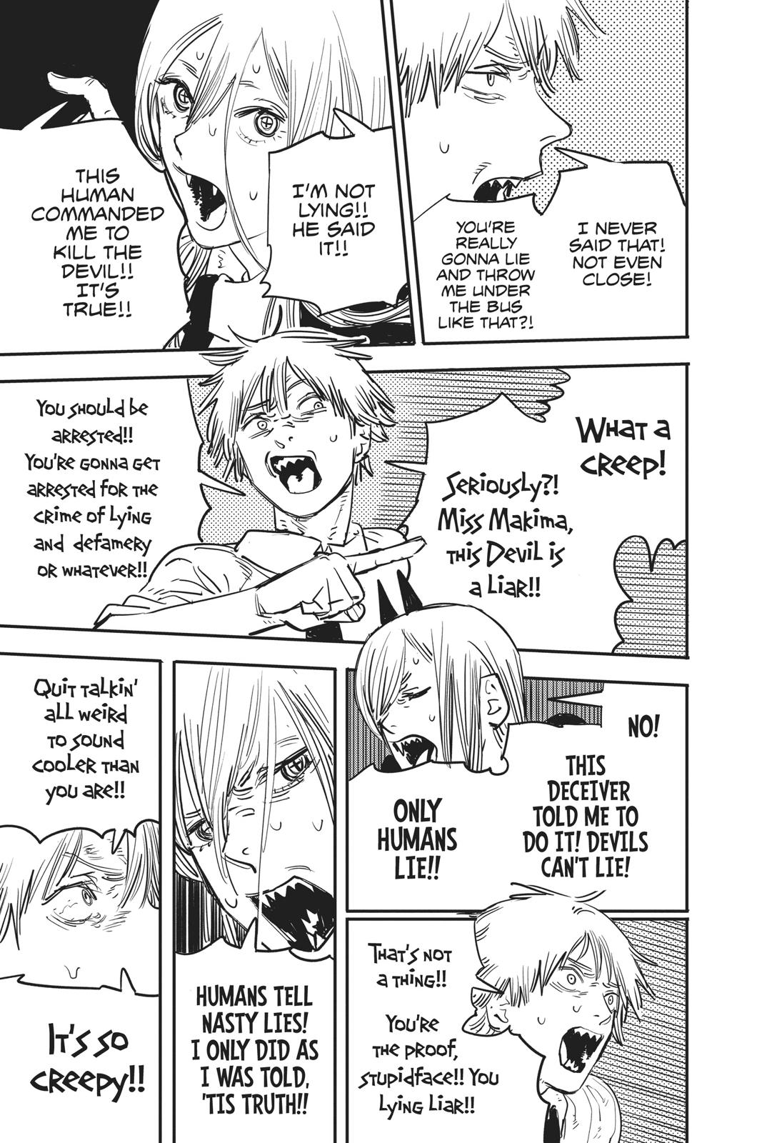 Chainsaw Man Manga Chapter 5 page 13 - A Way to Touch Some Boobs