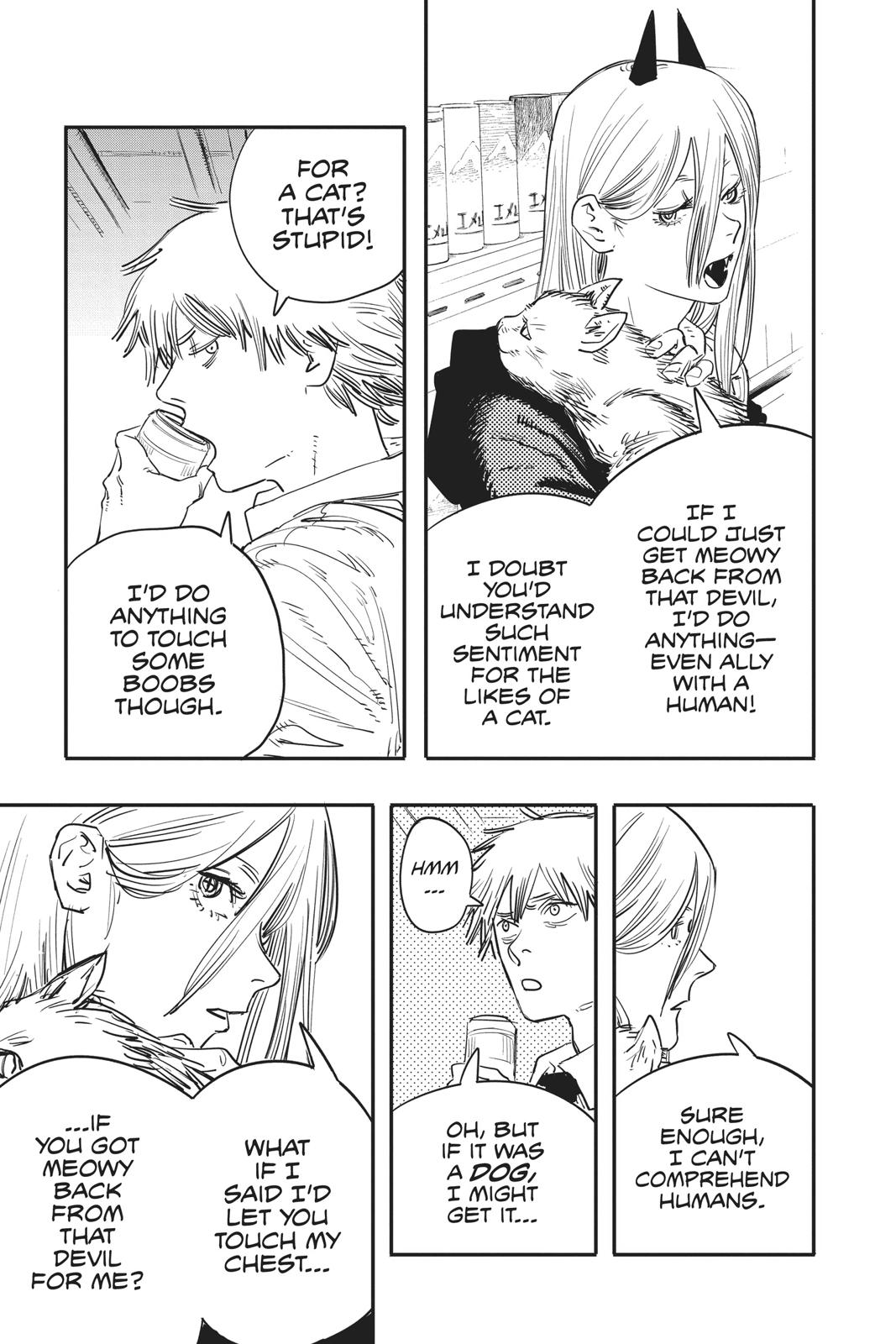 Chainsaw Man Manga Chapter 5 page 17 - A Way to Touch Some Boobs