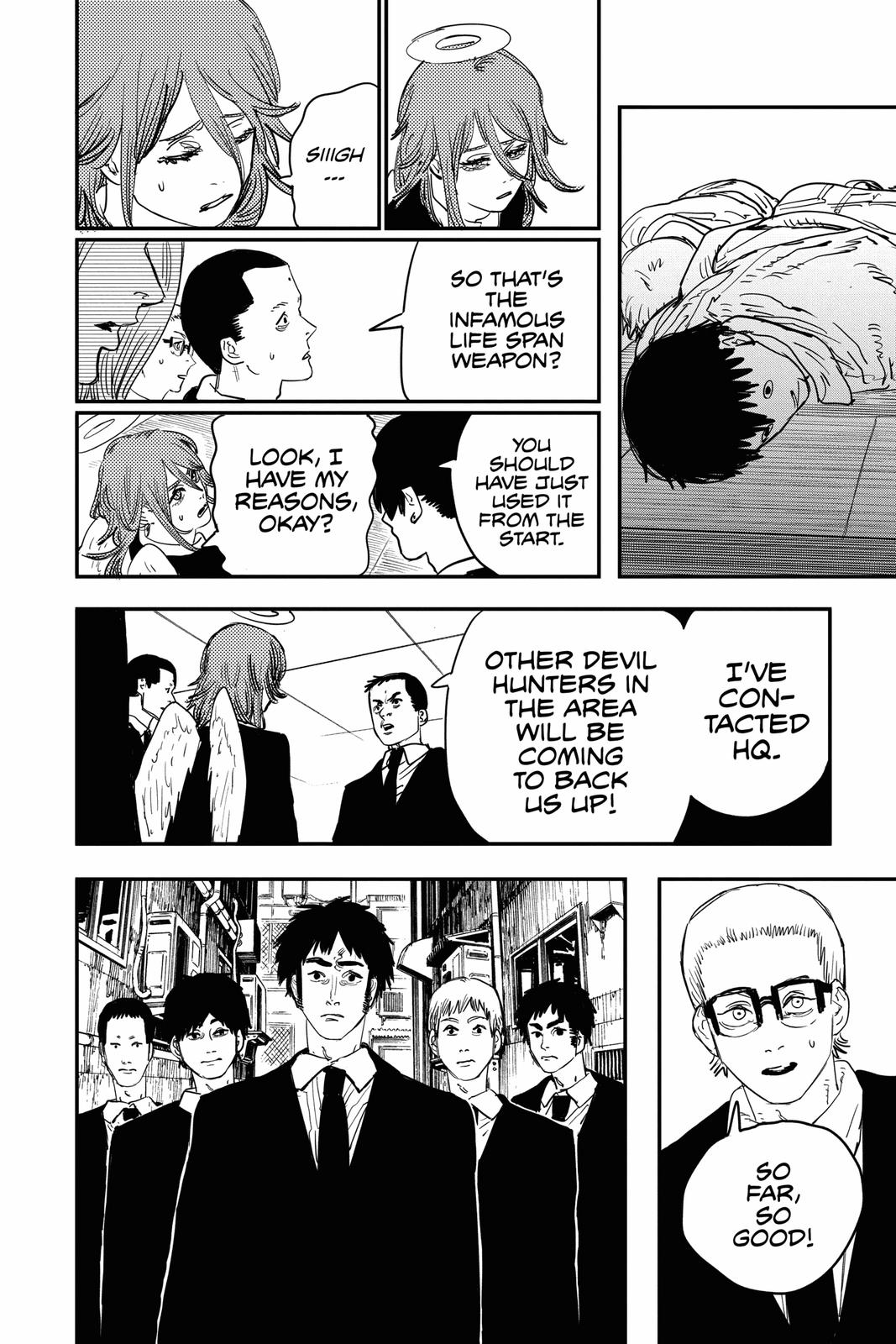 Chainsaw Man Manga Chapter 60 page 6 - Quanxi and Fiends' 49-Person Massacre