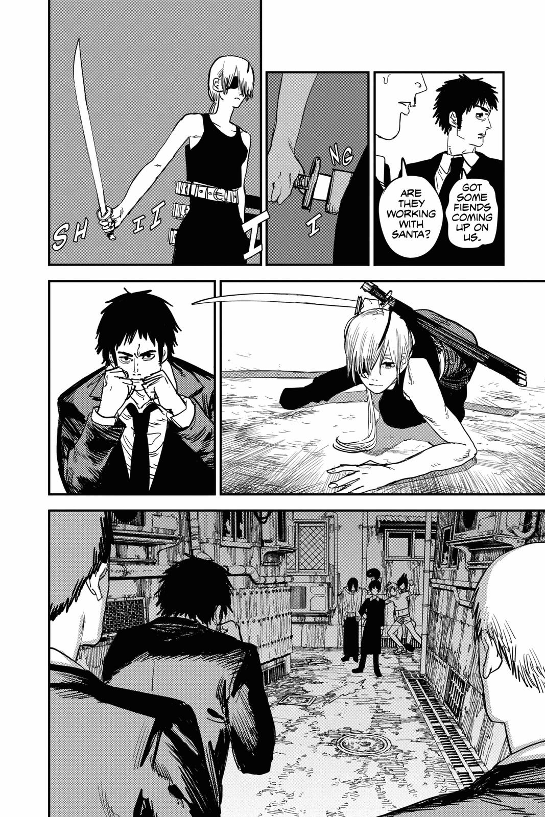 Chainsaw Man Manga Chapter 60 page 8 - Quanxi and Fiends' 49-Person Massacre