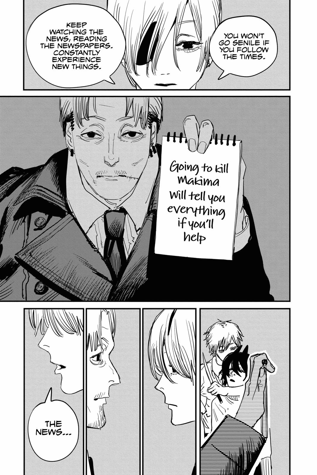 Chainsaw Man Manga Chapter 61 page 17 - News Reporter