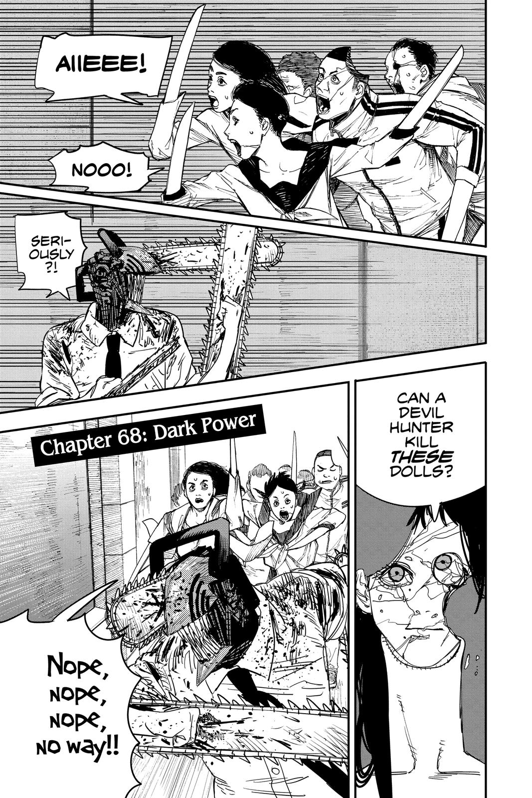 Chainsaw Man Manga Chapter 68 page 1 - Dark Power