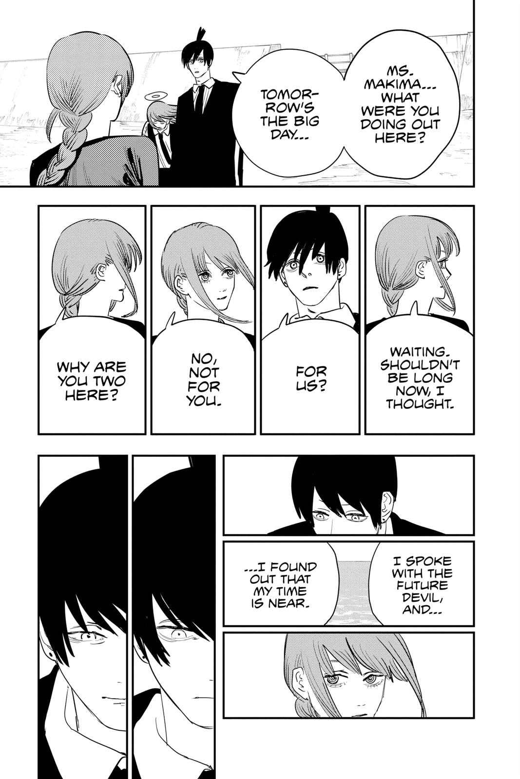 Chainsaw Man Manga Chapter 74 page 9 - What the Waves Say