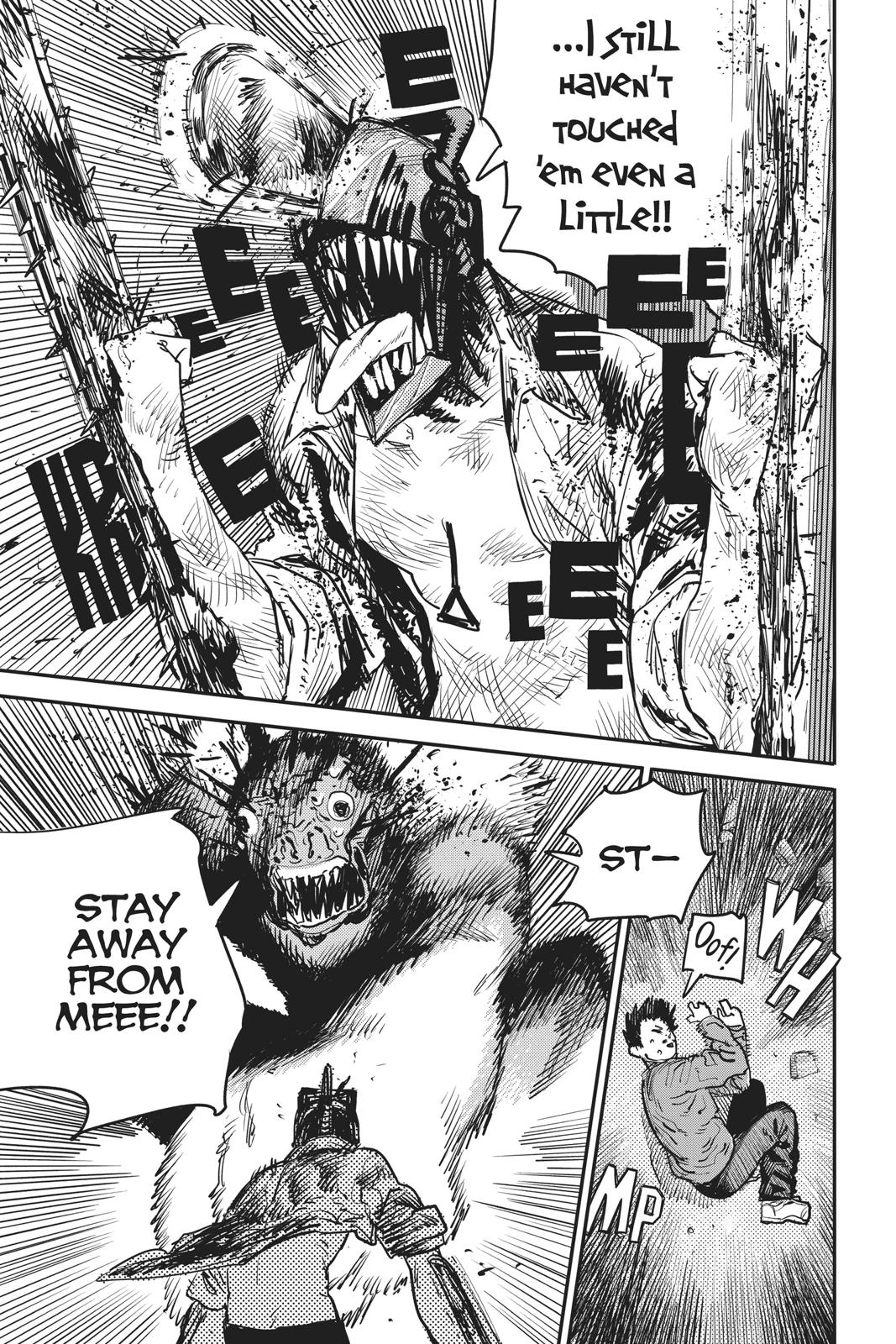 Chainsaw Man Manga Chapter 8 page 21 - Chainsaw vs. Bat
