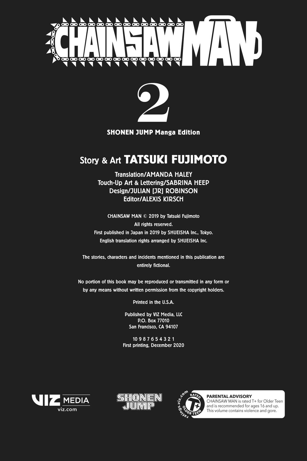 Chainsaw Man Manga Chapter 8 page 3 - Chainsaw vs. Bat