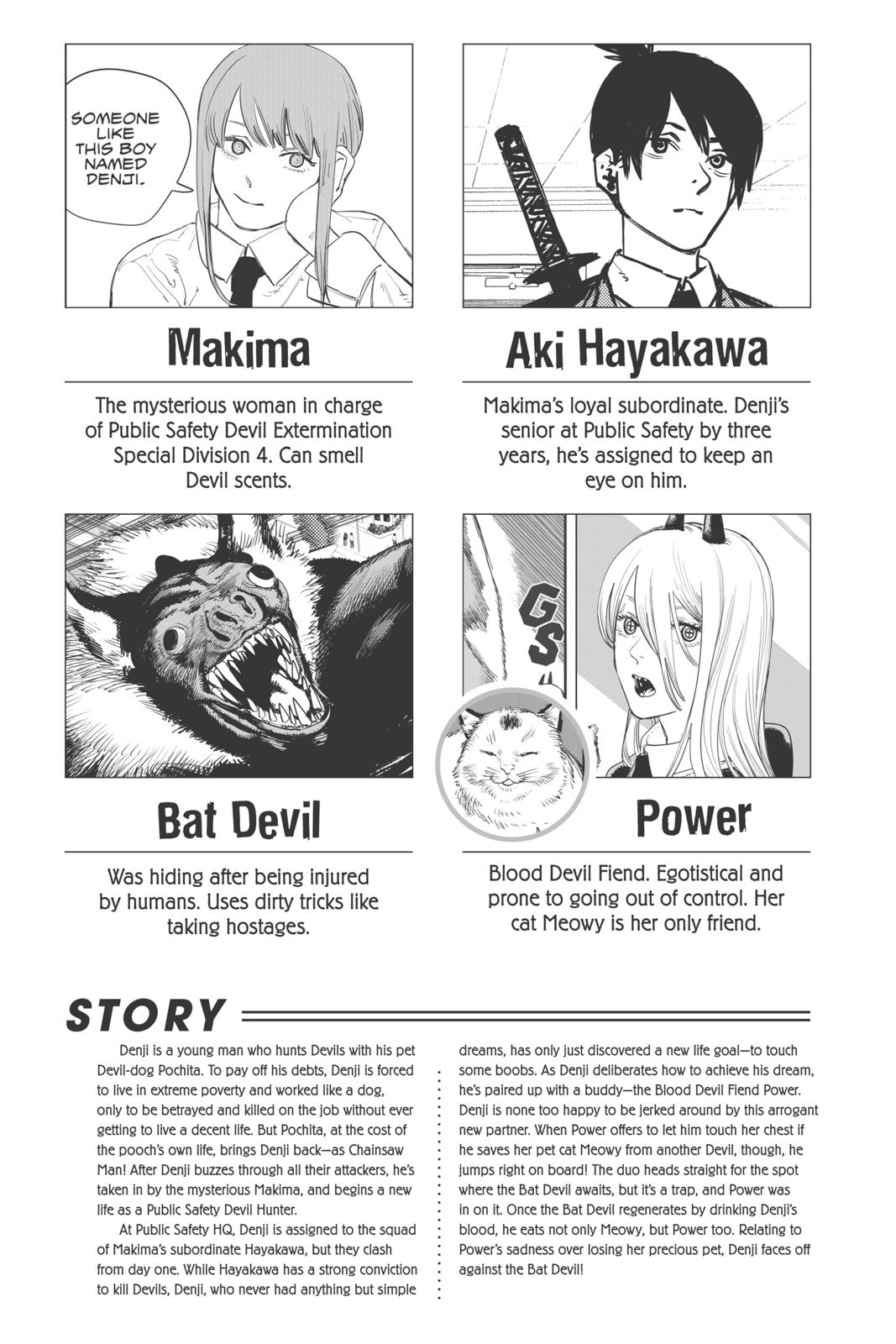 Chainsaw Man Manga Chapter 8 page 6 - Chainsaw vs. Bat