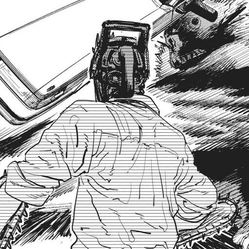 Chainsaw Man Manga Chapter 8 (Chainsaw vs. Bat) cover