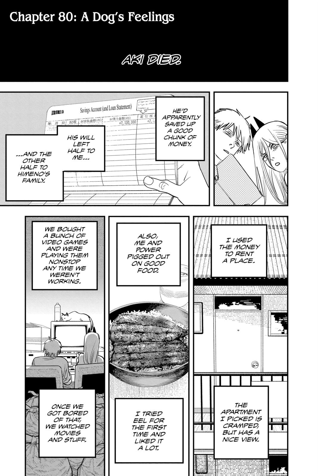 Chainsaw Man Manga Chapter 80 page 8 - A Dog's Feeling