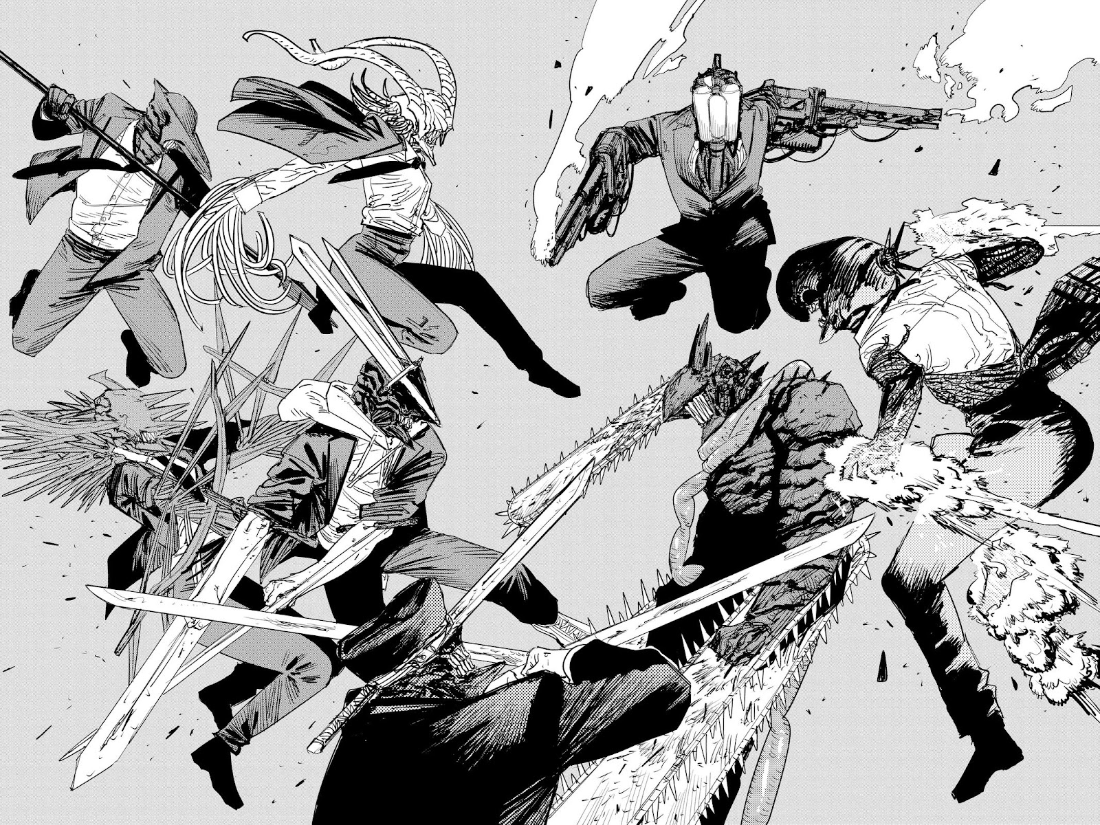 Chainsaw Man Manga Chapter 87 page 6 - Chainsaw Man Vs. the Horrifying Weapon Humans