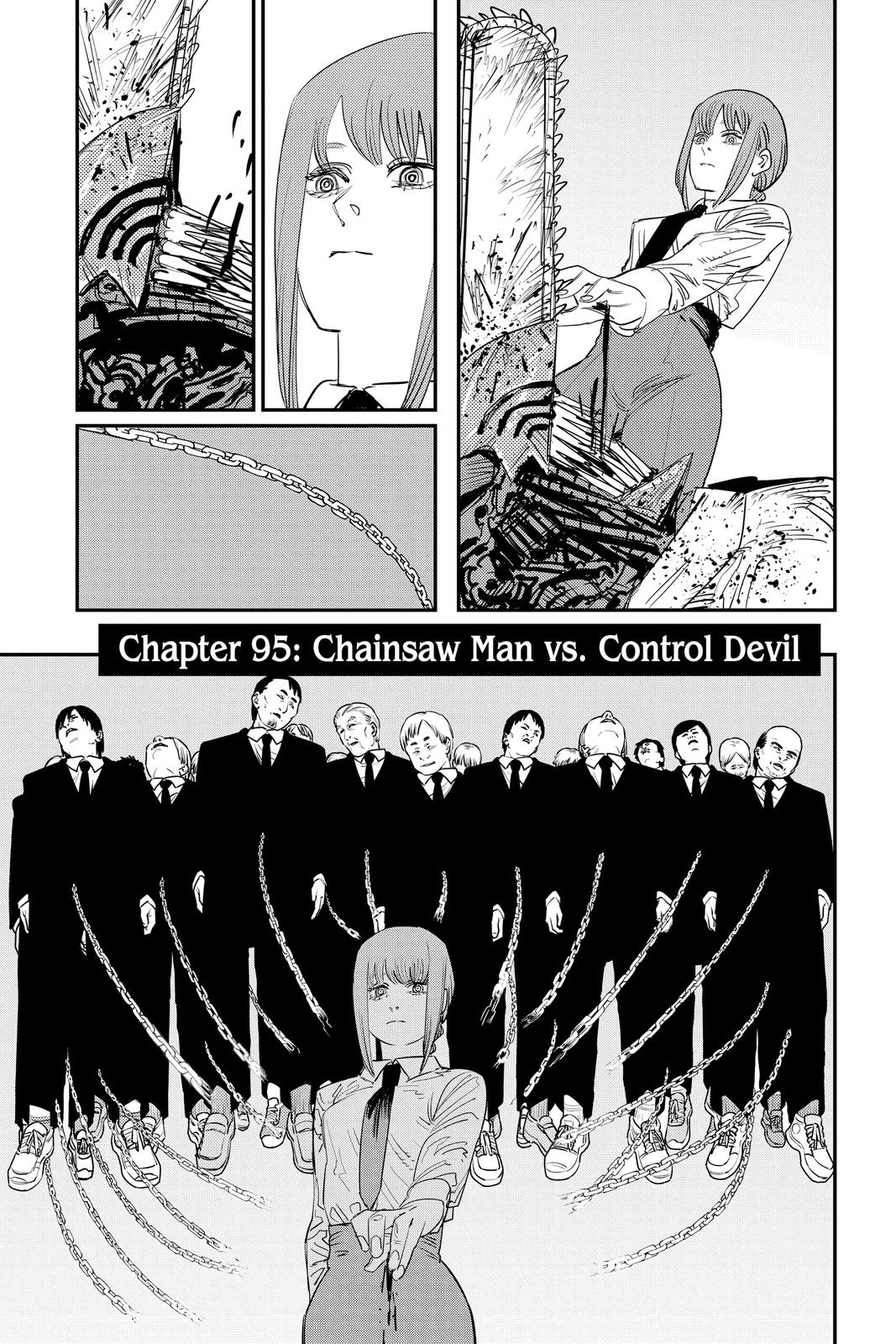 Chainsaw Man Manga Chapter 95 page 1 - Chainsaw Man vs. Control Devil